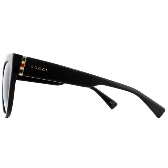 Gucci  GG0459S 001 Black Gray Gradient Cat Eye Women Sunglasses main image 7